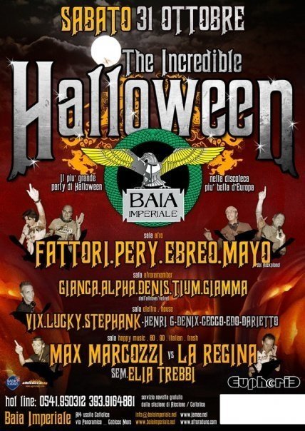 The Incredible Halloween@Baia Imperiale